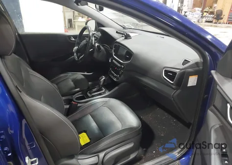 2019 Hyundai Ioniq Hybrid Limited z USA, uszkodzony, nr VIN KMHC85LC8KU129023